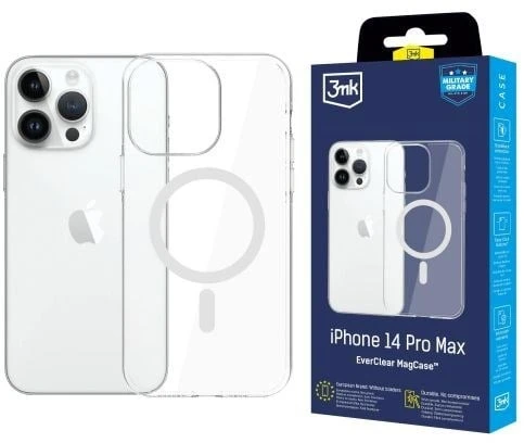 Dėklas 3MK EverClear MagCase skirtas Apple iPhone 14 Pro Max