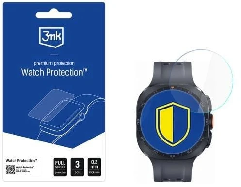 3MK FlexibleGlass Watch hibridinis stiklas, skirtas Samsung Galaxy Watch Ultra 2 (2026)