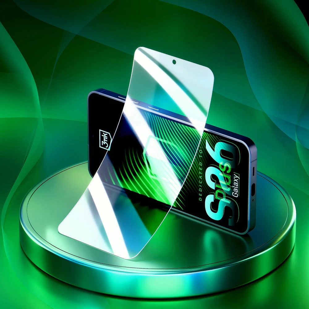 3MK „FlexibleGlass Hybrid Glass“ dėklas „Samsung Galaxy S26+“