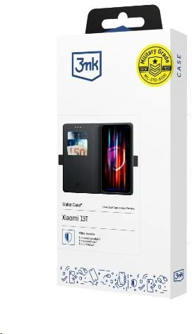 3mk Wallet Apple iPhone 12 / 12 Pro - dėklas telefonui juodos spalvos