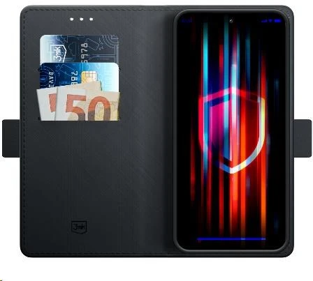 3mk Wallet Apple iPhone 12 / 12 Pro - dėklas telefonui juodos spalvos