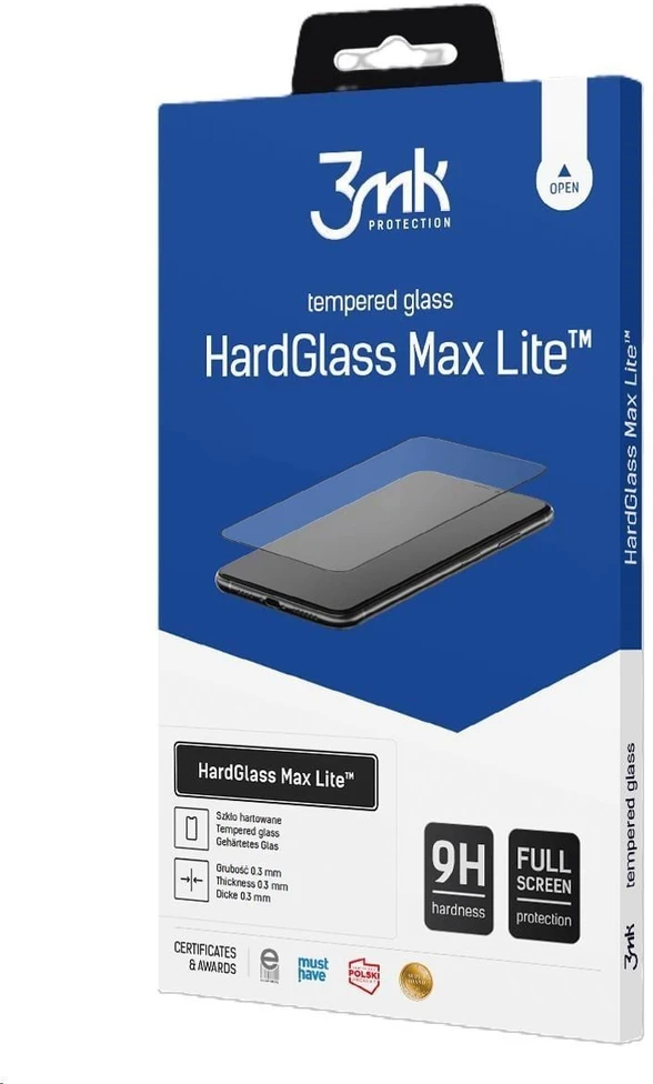 Samsung Galaxy A06 - 3mk HardGlass Max Lite Juodas