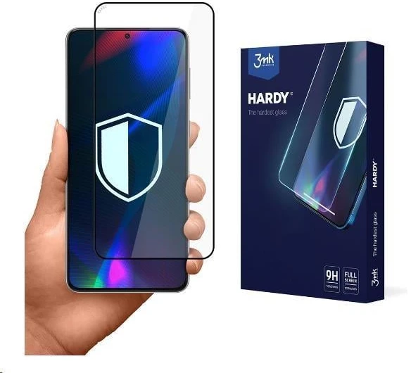 LCD apsauginis stikliukas 3mk Hardy Apple iPhone 13/13 Pro/14 juodas