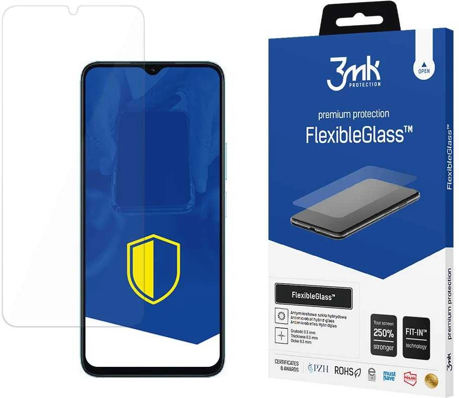 3MK FlexibleGlass skirtas iPhone 12 Mini, hibridinis stiklas, skaidrus, skaidrus ekrano apsauginis sluoksnis