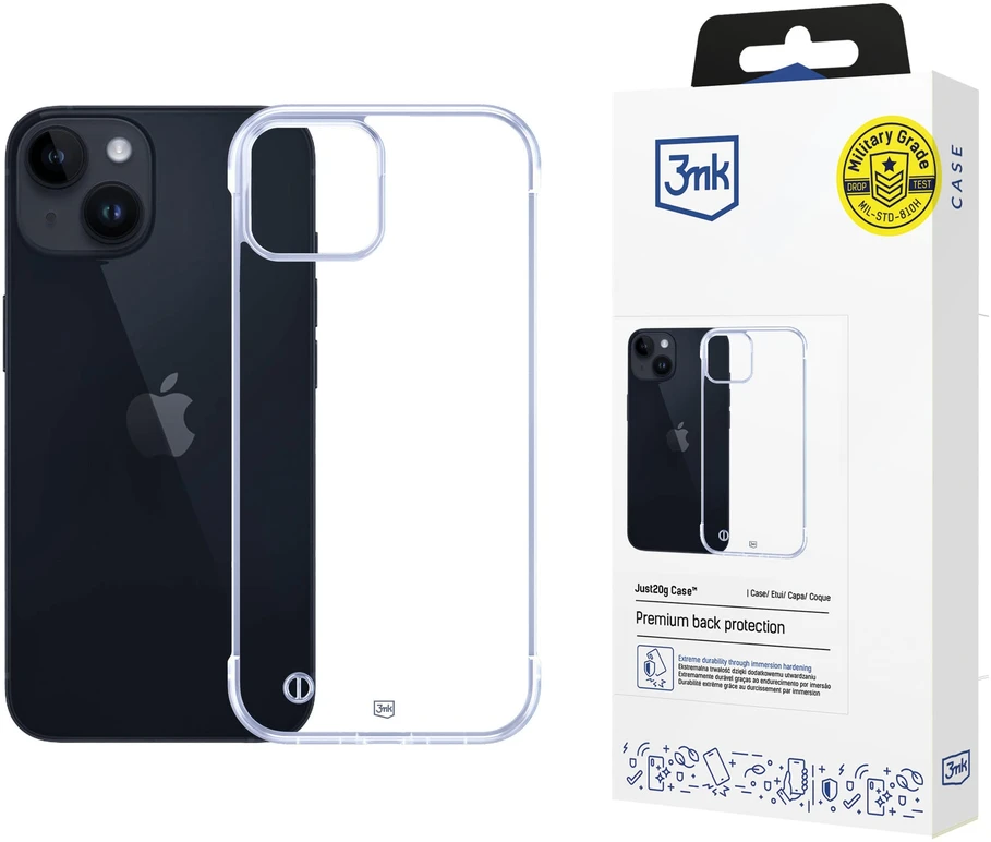Dėklas 3MK Just20g Clear dėklas skirtas Apple Apple iPhone 16E