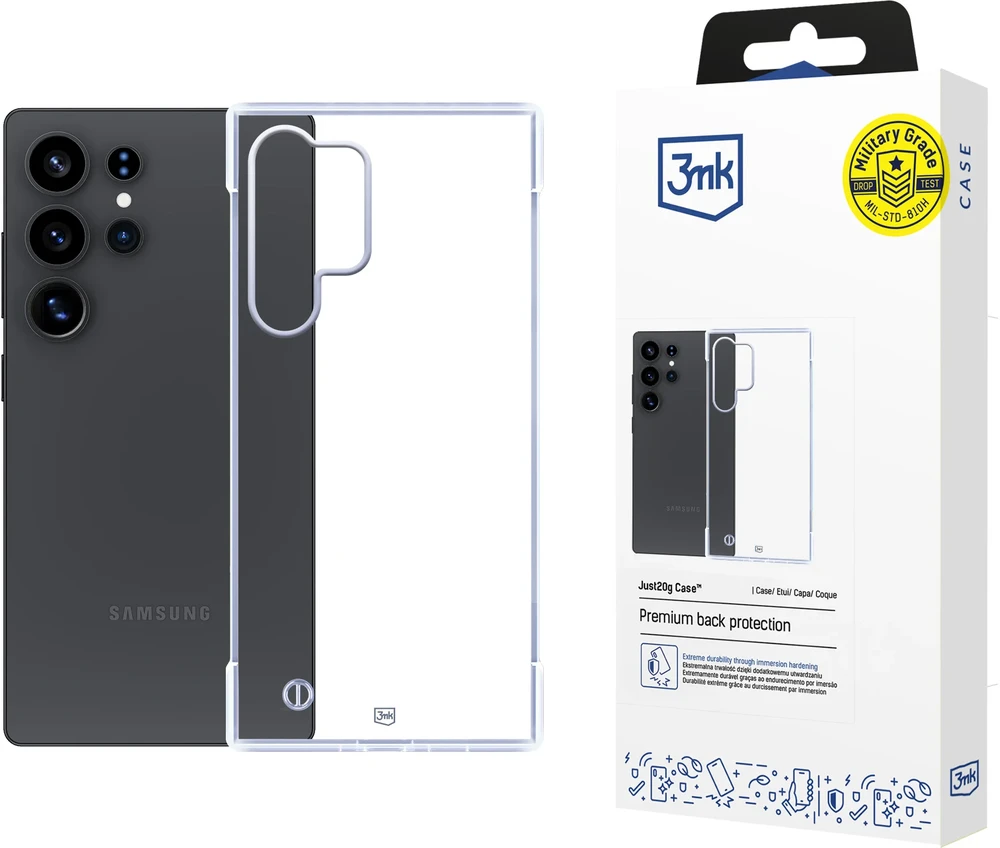 3MK Just20g skaidrus dėklas Samsung Galaxy S25 Ultra