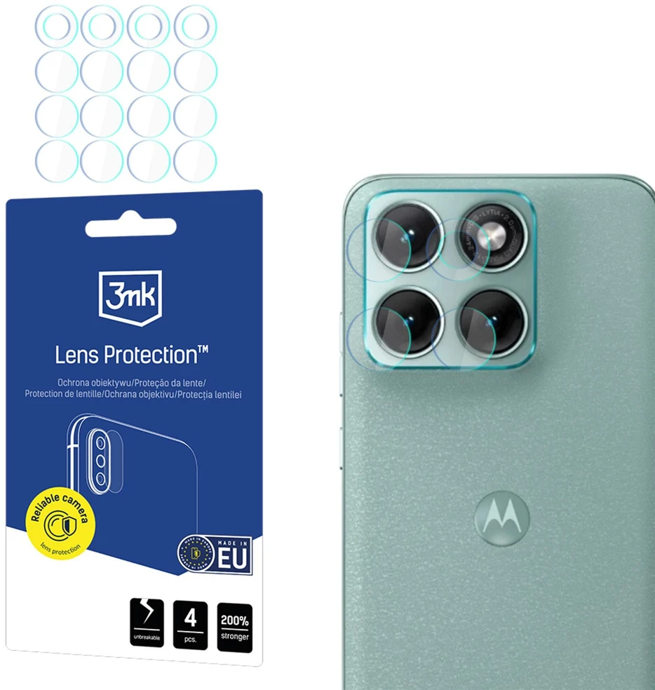 3Mk apsauga 3mk Lens Protection™ hibridinio fotoaparato objektyvo stiklas, skirtas Motorola Edge 70 Fusion