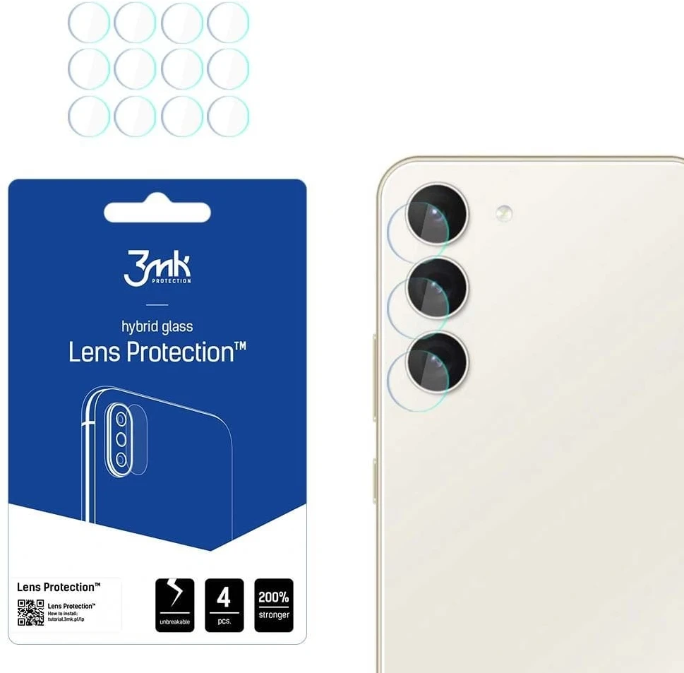 3MK Lens Protect Samsung Galaxy S23 S911 Camera Lens Protection 4 pcs