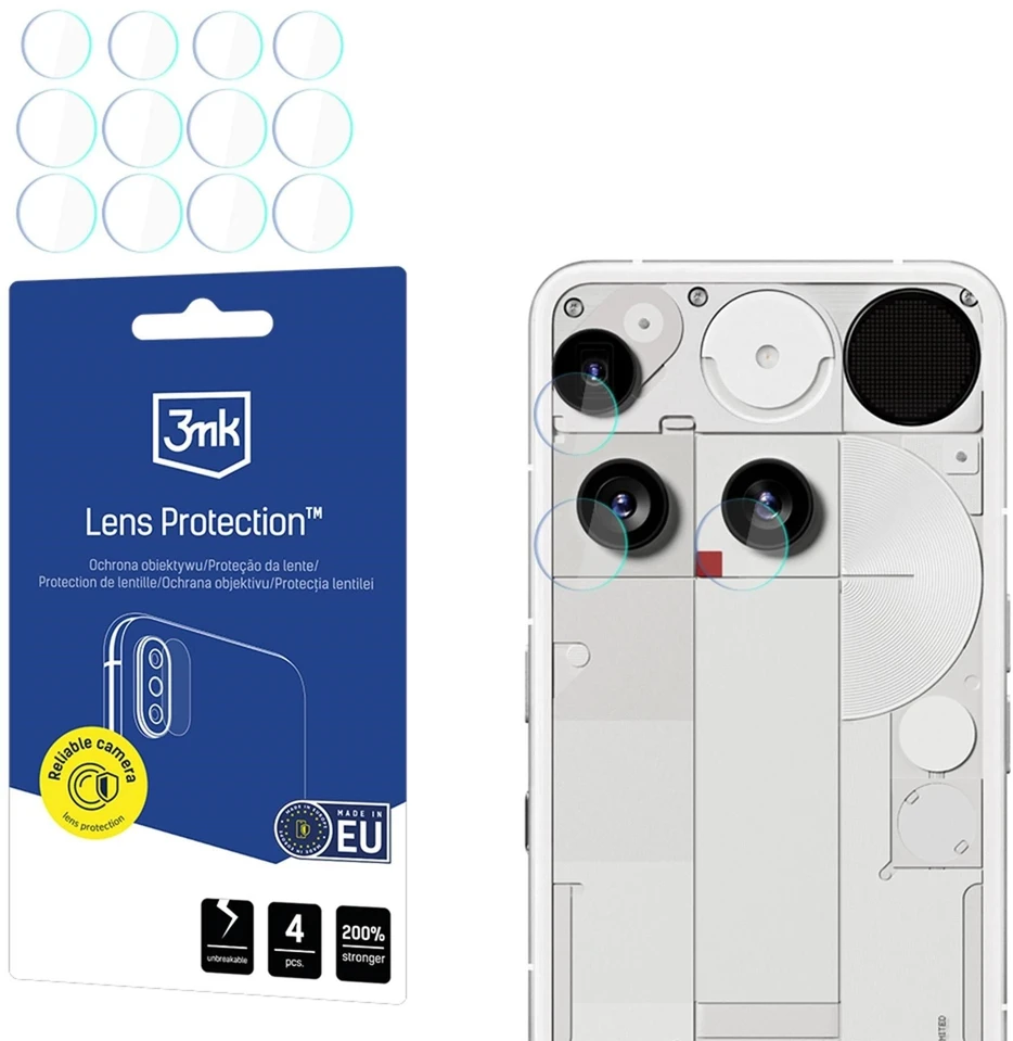 3Mk apsauga 3mk Lens Protection™ hibridinės kameros objektyvo stiklas, skirtas telefonams be jokių funkcijų (3)