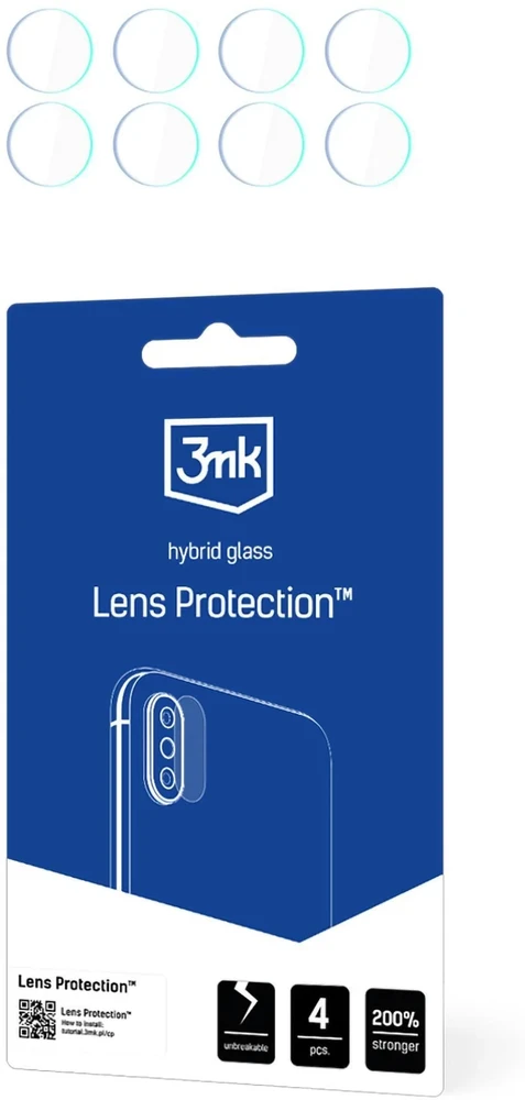 Hibridinis stiklas fotoaparato objektyvui 3mk objektyvo apsauga, skirtas Xiaomi 14T / 14T Pro