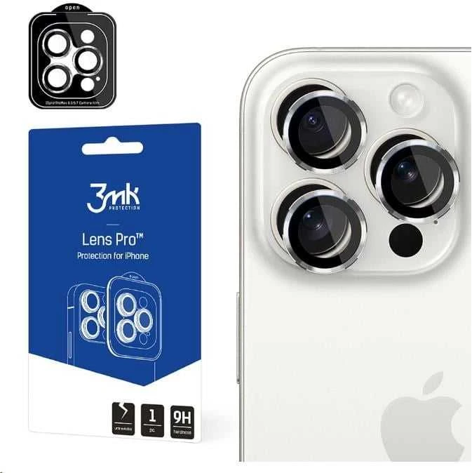 Apsauginis stikliukas kamerai 3mk Lens Pro Apple iPhone 14 sidabrinis
