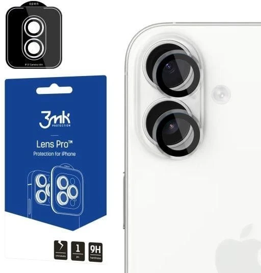 Apsauginis stikliukas kamerai 3mk Lens Pro Apple iPhone 17 skaidrus