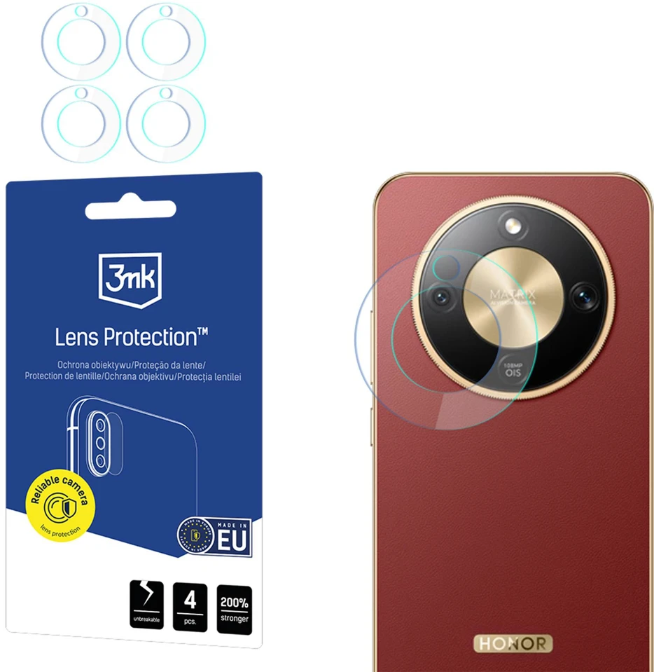 3Mk apsauga 3mk objektyvo apsauga hibridinės kameros objektyvo stiklas, skirtas „Honor Magic 8 Lite“