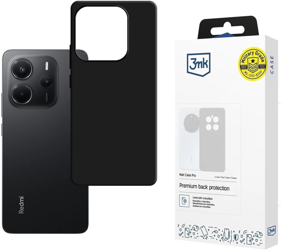 Dėklas 3mk Matt Case Apple iPhone 16e juodas
