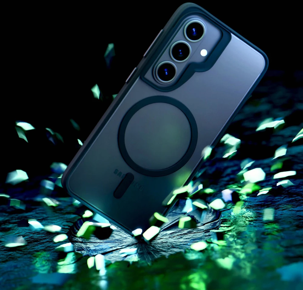 Dėklas 3mk Satin Armor MagCase, skirtas Samsung Galaxy S26 - permatomas Juodas