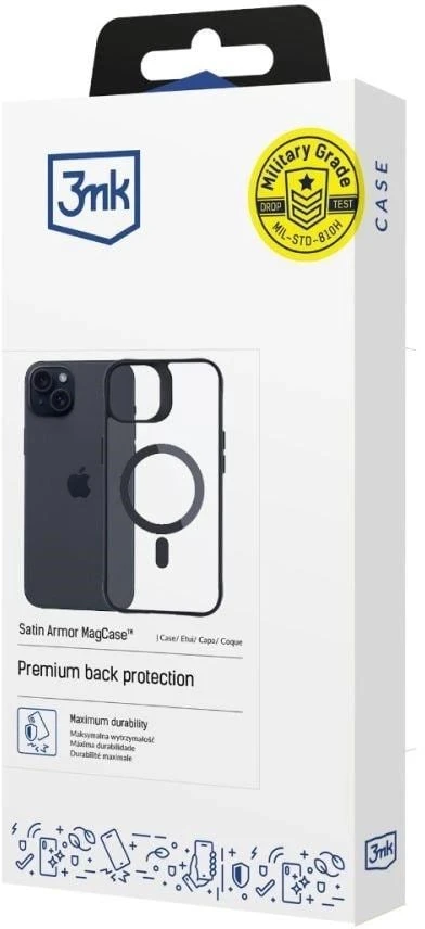 3MK Satin Armor MagDėklas Apple iPhone 16 Pro Max 6.9&8243;