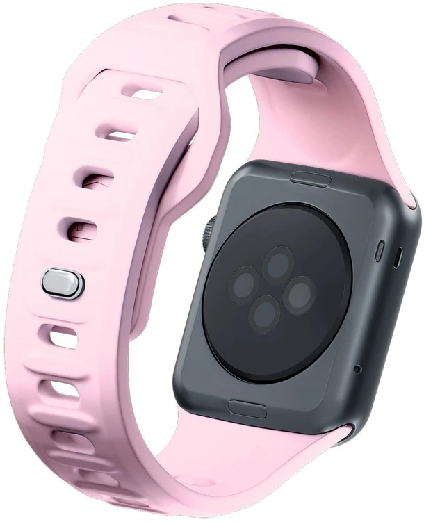 3MK silikoninis laikrodžio dirželis, rausvos spalvos, Apple Watch 38/40/41 mm