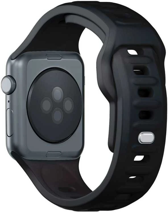 3MK Silicone Watch apyrankė juodos spalvos for Apple Watch 38/40/41mm