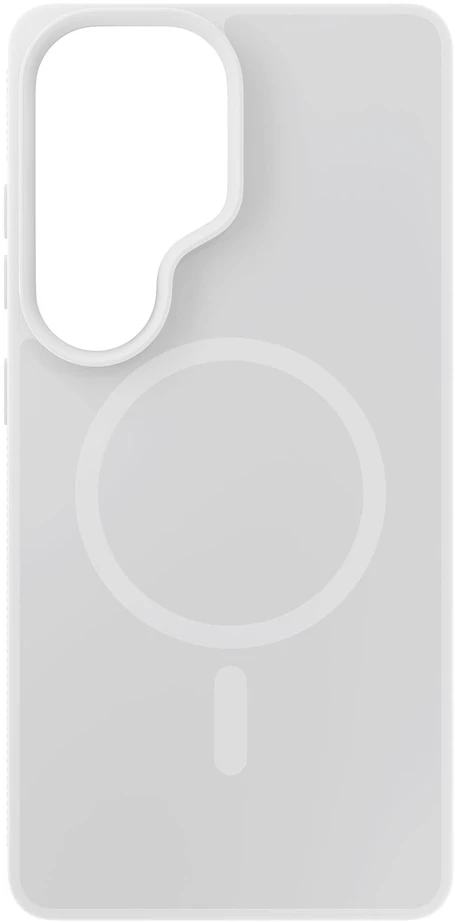 Dėklas 3MK Smoke MagCase do Samsung Galaxy S26 Ultra balta