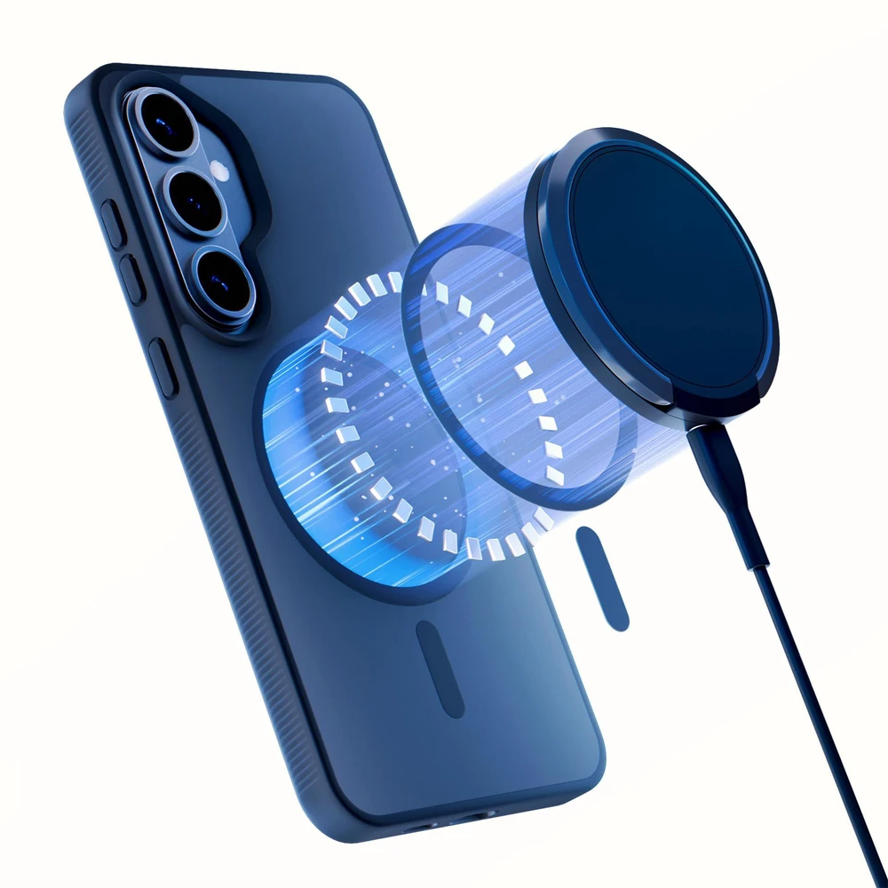 Dėklas 3mk „Smoke MagCase“, skirtas „Samsung Galaxy S26“ – pilkas