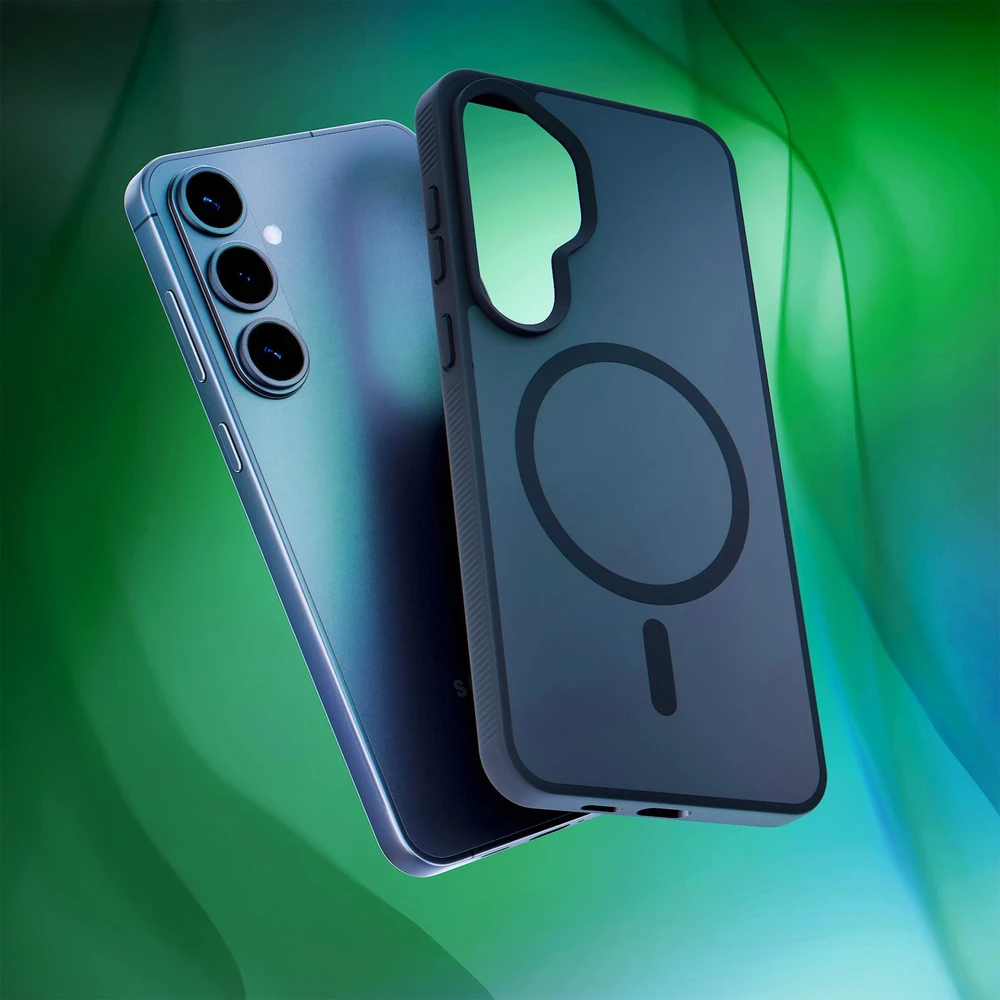 Dėklas 3mk „Smoke MagCase“, skirtas „Samsung Galaxy S26“ – pilkas