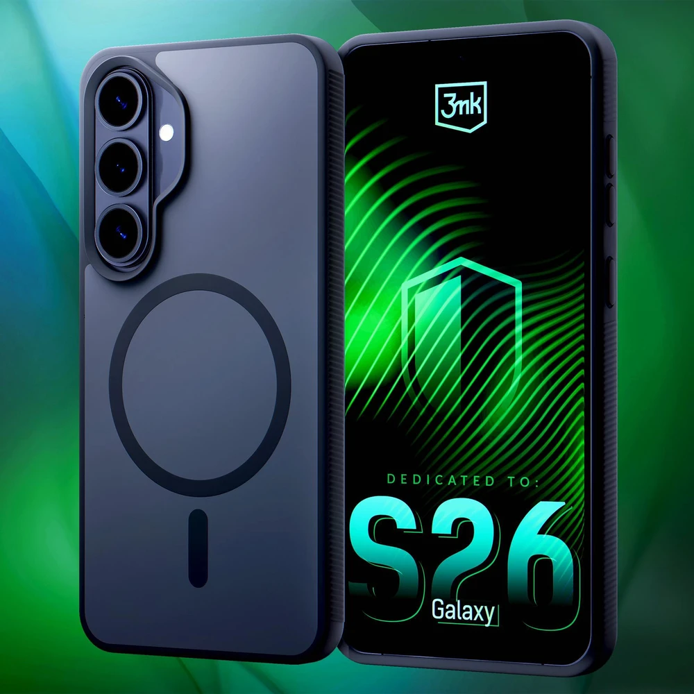 Dėklas 3mk „Smoke MagCase“, skirtas „Samsung Galaxy S26“ – pilkas