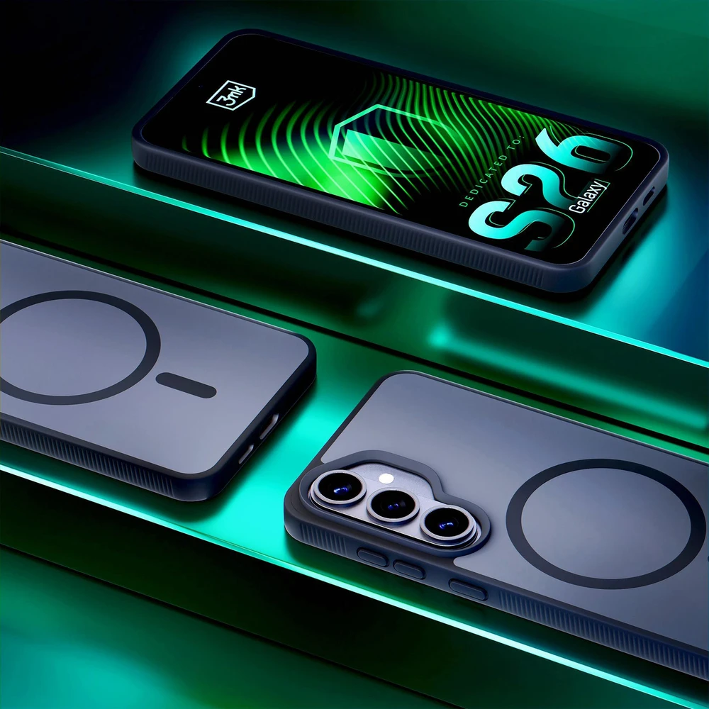 Dėklas 3mk „Smoke MagCase“, skirtas „Samsung Galaxy S26“ – pilkas