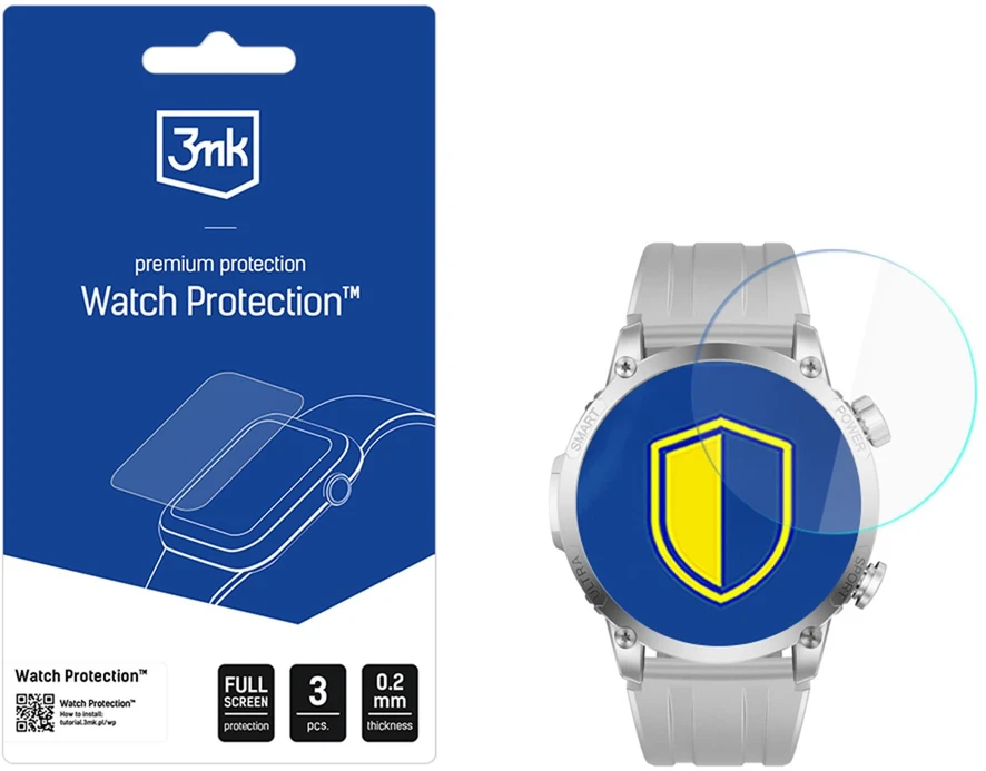 3Mk apsauga „Armodd Silentwatch 7 Pro GPS“ – 3mk laikrodžio apsauga su „FlexibleGlass“