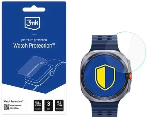 3MK „FlexibleGlass“ laikrodžio hibridinis stiklas, skirtas „Samsung Galaxy Watch Ultra 2025“