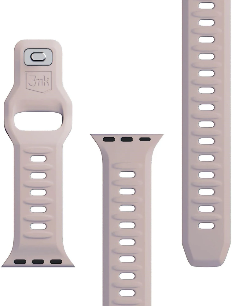 3MK silikoninė apyrankė latte Apple Watch 38/40/41mm