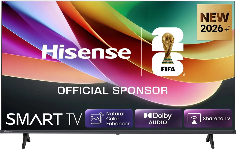 Televizorius Hisense 40A4S 40" QLED 4K 60Hz VidaaOS 2026