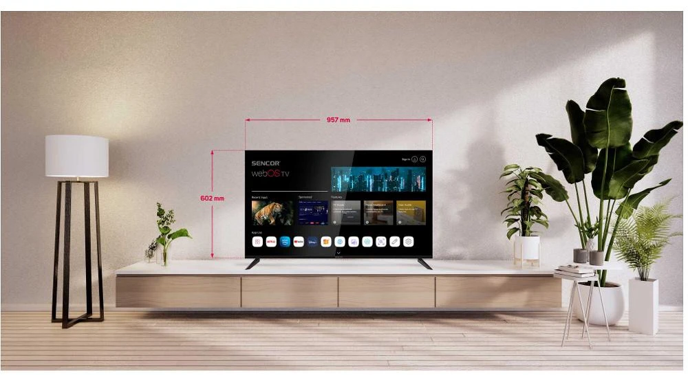 Televizorius SLE 43US804B WEBOS UHD TV SENCOR