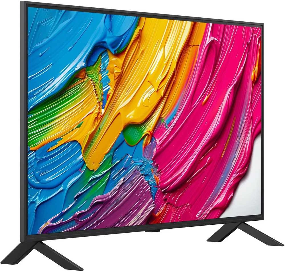 Televizorius TV LG QNED AI 43QNED80A6A 109,2 cm (43 colių) 4K Ultra HD Smart TV Wi-Fi Juodas