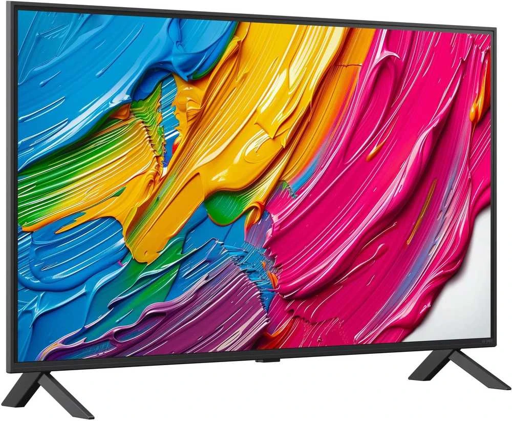 Televizorius TV LG QNED AI 43QNED80A6A 109,2 cm (43 colių) 4K Ultra HD Smart TV Wi-Fi Juodas