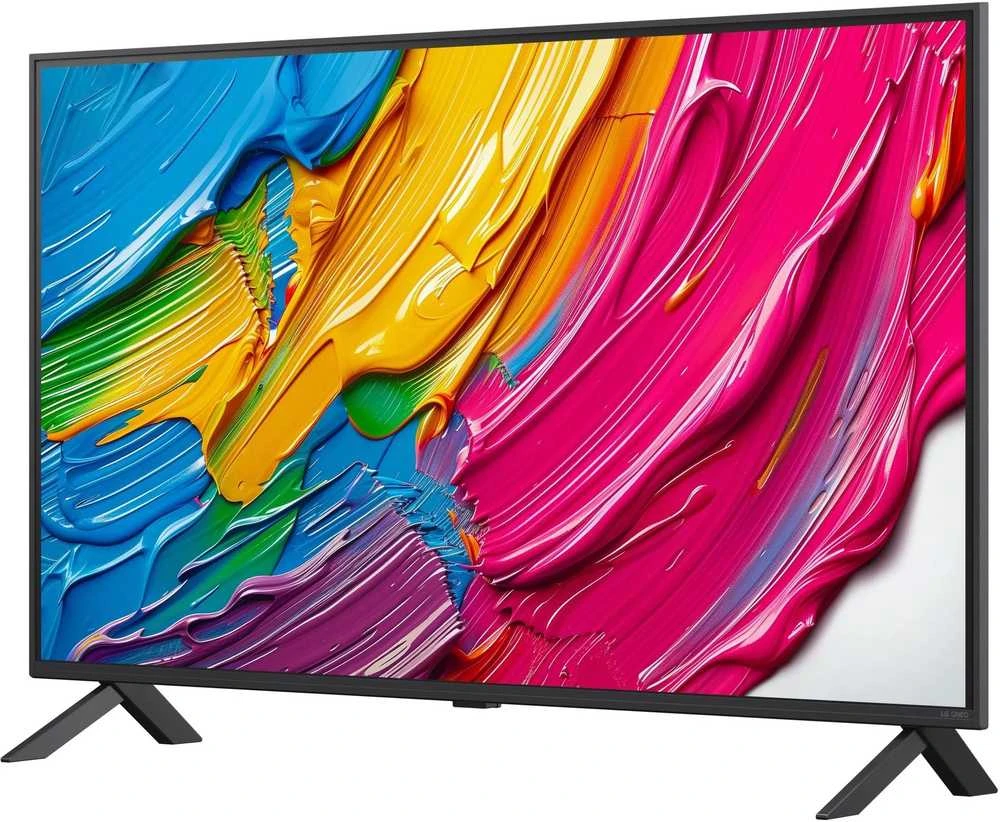 Televizorius TV LG QNED AI 43QNED80A6A 109,2 cm (43 colių) 4K Ultra HD Smart TV Wi-Fi Juodas
