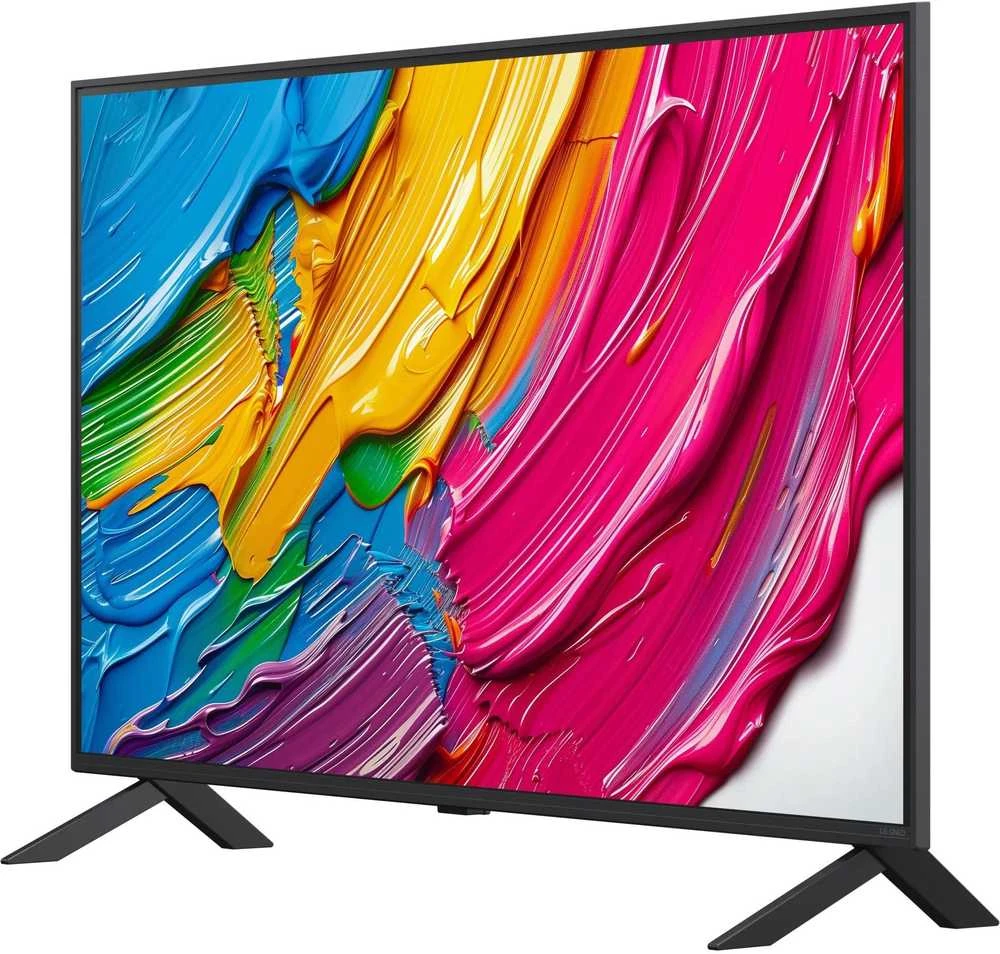 Televizorius TV LG QNED AI 43QNED80A6A 109,2 cm (43 colių) 4K Ultra HD Smart TV Wi-Fi Juodas