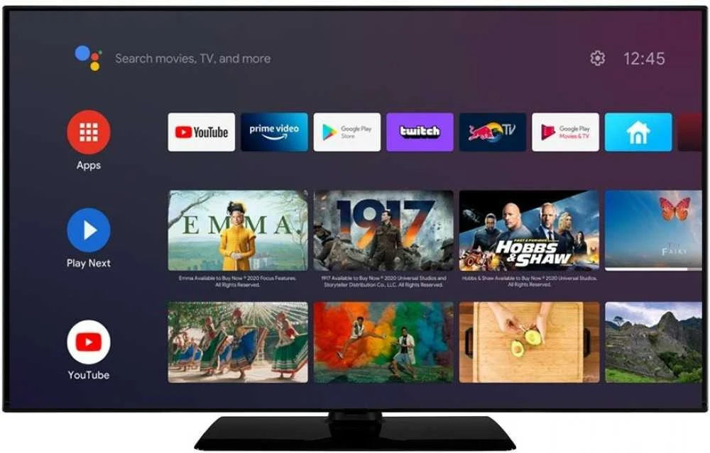 Televizorius ORAVA LT-ANDR43 43" FULL HD ANDROID SMART, LED