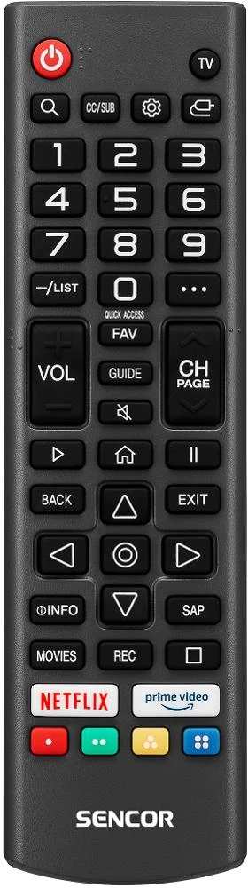 Televizorius SLE 43FS803B WEBOS SMART TV SENCOR