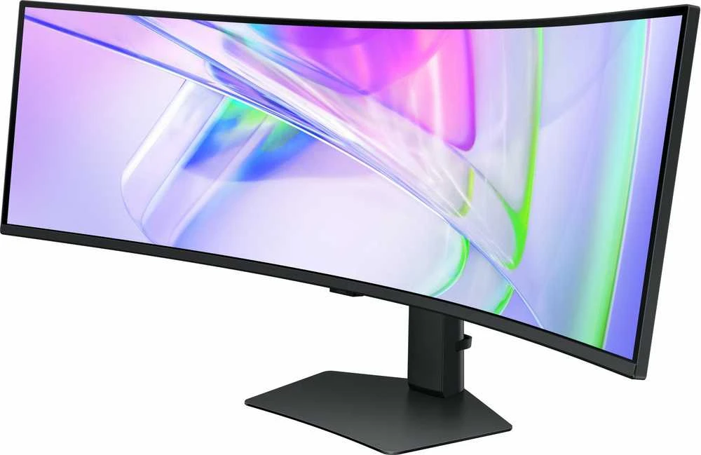 Monitorius - Samsung ViewFinity S9 S49C950UAU 49", Lenktas, Dual QHD, KVM, Juodas