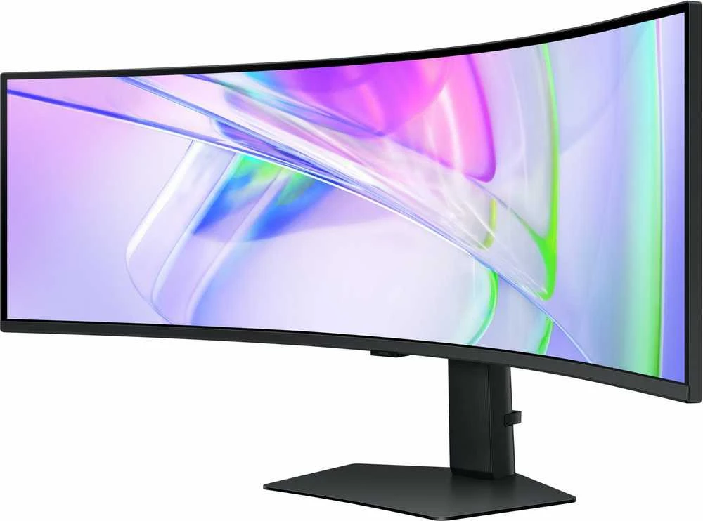 Monitorius - Samsung ViewFinity S9 S49C950UAU 49", Lenktas, Dual QHD, KVM, Juodas