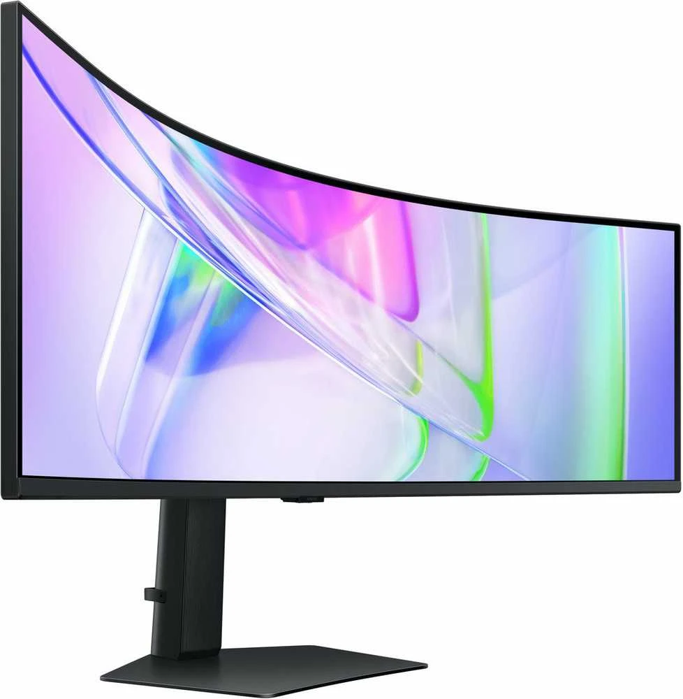Monitorius - Samsung ViewFinity S9 S49C950UAU 49", Lenktas, Dual QHD, KVM, Juodas