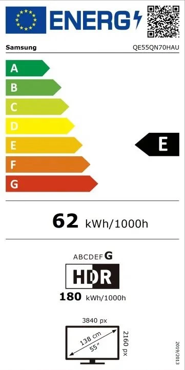 Televizorius 55" SAMSUNG QE55QN70H (2026)