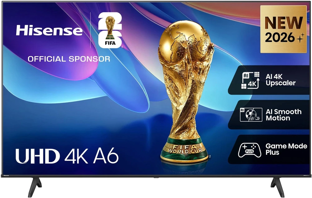 Televizorius Hisense 58A6S, LED televizorius - 146 cm (58 colių), UltraHD/4K, trigubas imtuvas