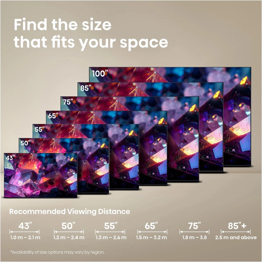 Televizorius TV Set Hisense 65E7S PRO Hi-QLED-TV - 164 cm (65 inches) UltraHD/4K 144Hz