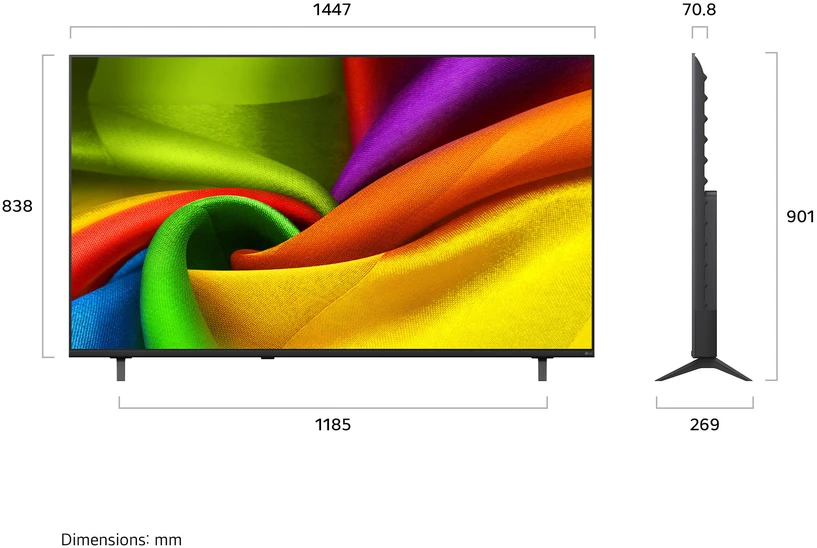 Televizorius 65" LG 65NU850B6LA (2026)