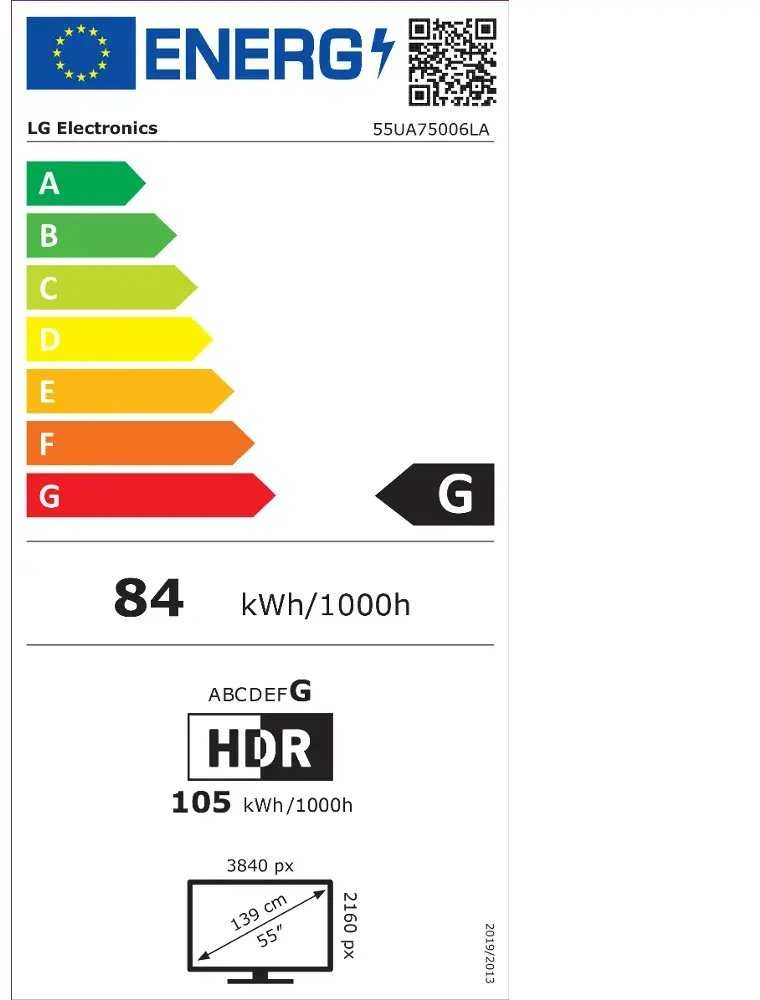 LG 65UA75006LA 165,1 cm (65") 4K „Ultra HD“ išmanusis televizorius su „Wi-Fi“ juodas