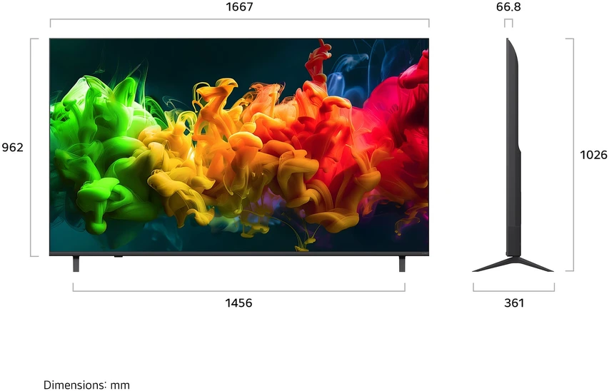 Televizorius 75" LG 75QNED80B6A (2026)