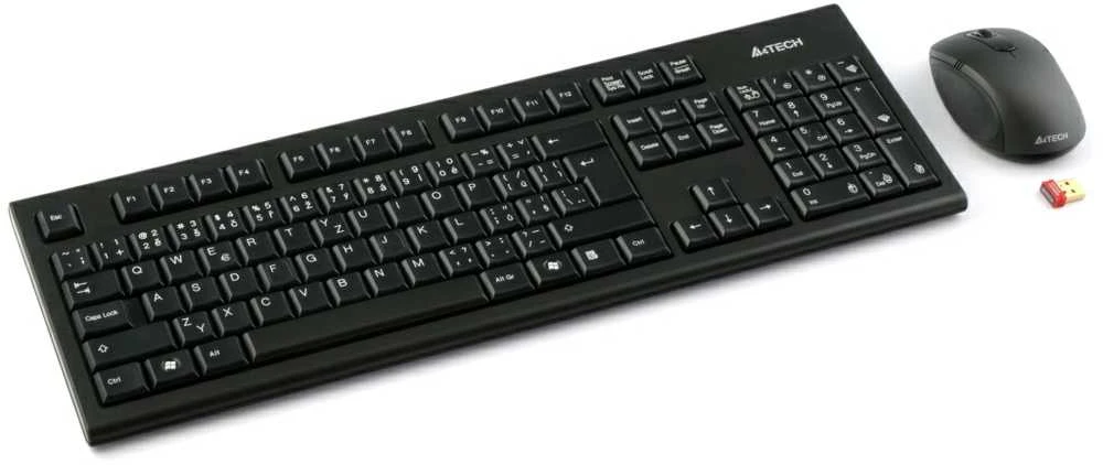 A4Tech A4TKLA41220 Klaviatūra ir pelė V-TRACK 2.4G 7100N RF nano