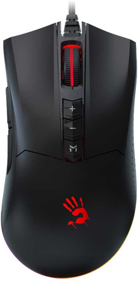 A4tech Bloody Esport ES9 Plus, su pašvietimu herní pelė, 10000 DPI, USB, juoda