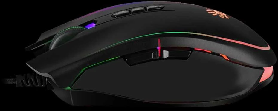 Pelė A4Tech Bloody P81S Activated Su pašvietimu Gamingowa 8000 DPI USB Core 3 Juodas (P81S-CURVE)